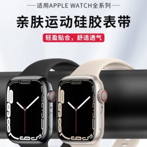 iWatchストラップシリコンseアップルウォッチs10ストラップ